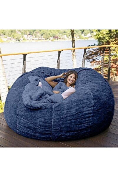 Pufero Pufio Dev Boy Rengarenk Dev Puf Özel Tasarım