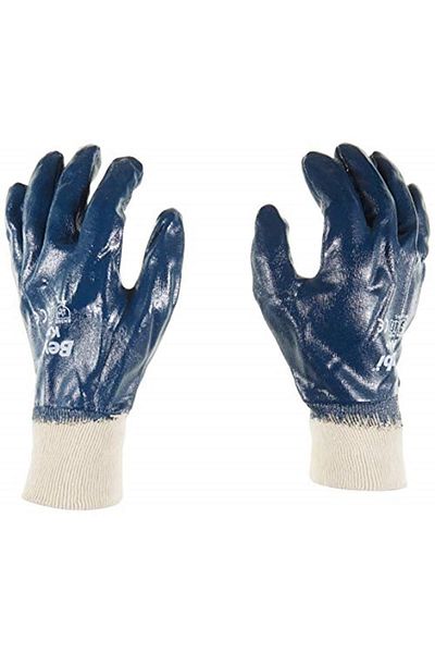 Beybi Kn4+ Cotton Nitrile Gloves No:9 - Pair - Navy Blue [Energy Class A+]
