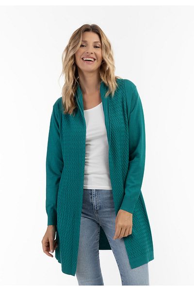 USHA Offener Cardigan sivene