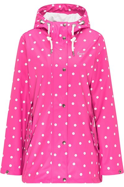myMo Polka Dots gemusterter Regenjacke