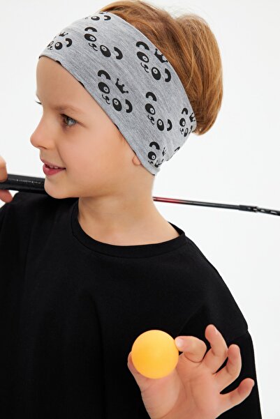 Babygiz Ανδρικό βαμβακερό χτενισμένο βαμβακερό, αντιολισθητικό, αντι-ιδρωτικό, εξαιρετικά ελαφρύ, εύκαμπτο μπαντάνα με μοτίβο Panda