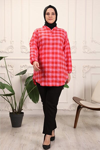 MIZMIZ Gofre Dokuma Yumuşak Kumaş Tunik