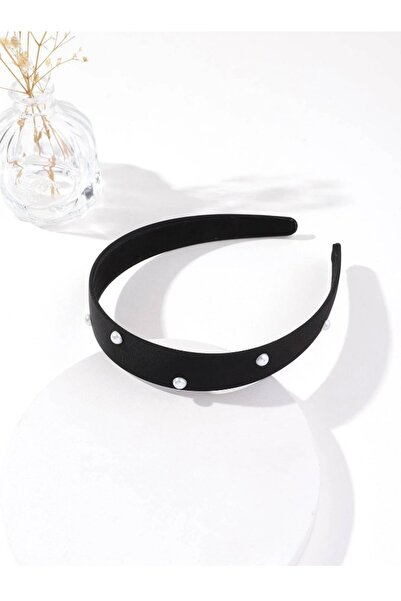 CSR AKSESUAR Στέμμα με μεταξωτό σατέν με πέρλες