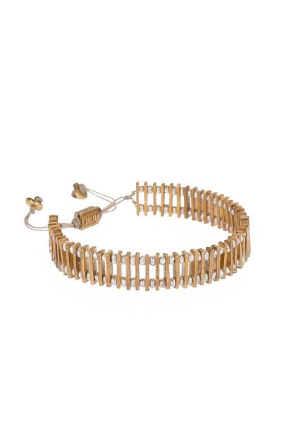 Juju Bronze Ladder Bracelet With Gemstones