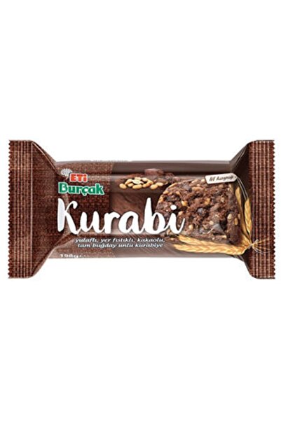 Eti 10 Pieces Burçak Kurabi Cocoa with Peanuts - 198 g