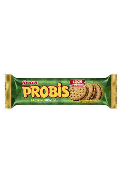 Ülker Probis 75g Protein Cocoa and Banana Biscuit - 10 Pieces