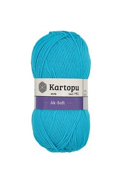 Kartopu Νέο Ak Soft K576 5 Τεμάχια Σκούρο Τυρκουάζ