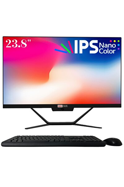 Redrock Aıo-ı3 10100t,8gb,512gb Nvme,23,8"inç All In One Pc 1920*1080full Hd Kablosuz(KLAVYE&MOUSE)