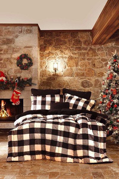 Karaca Home Mountain Black-white Single Cozy Comfort