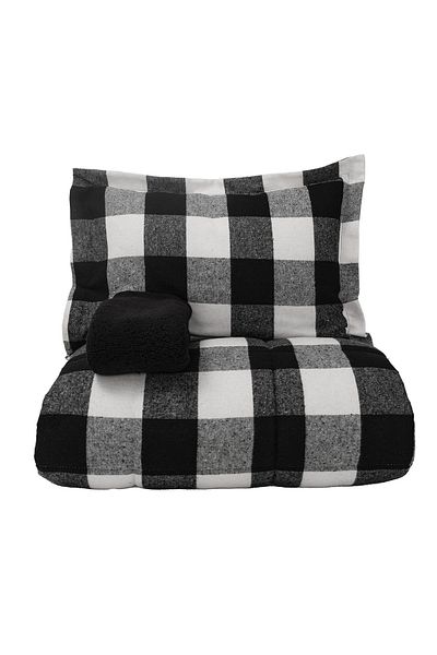 Karaca Home Mountain Black-white Single Cozy Comfort