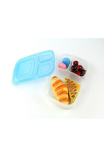 5DM 3-Compartment Lid Expedition Bowl Practical Food Storage Food Container - Breakfast