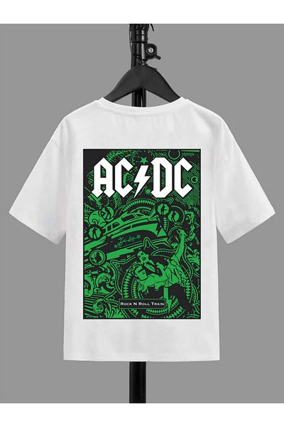 VASK Tricou pentru copii, unisex, confortabil, alb, imprimat din bumbac