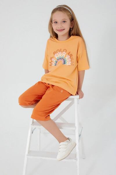 U.S. Polo Assn. مجموعة كتابات مائلة للفتيات كابري