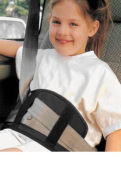 RevuBaby Child Safety Belt Organizer Case Auto Seat Belt Holder Belt Organizer Pad 2 Pieces Black