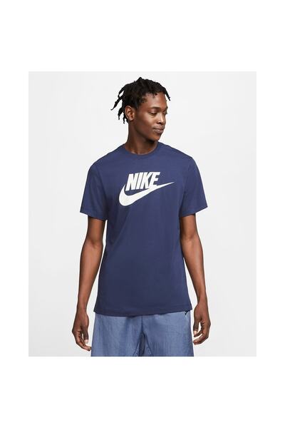 Nike Nsw Tee Icon Futura чоловіча темно-синя повсякденна футболка