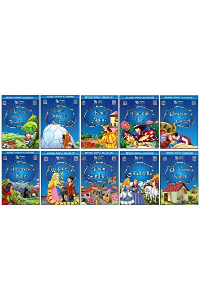 Üçgen Yayıncılık 1. Ve 2. Sınıf Hikaye Kitabı Seti Resimli Dünya Klasikleri 1...