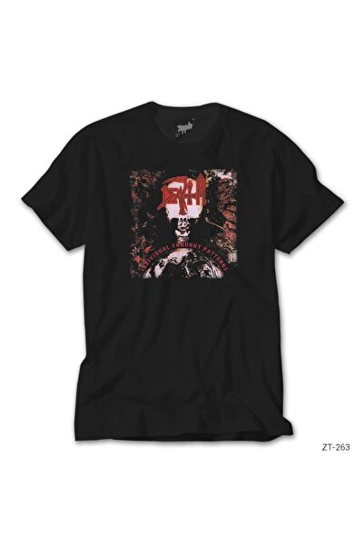 Z zepplin Tricou negru cu modele de gândire individuală Death