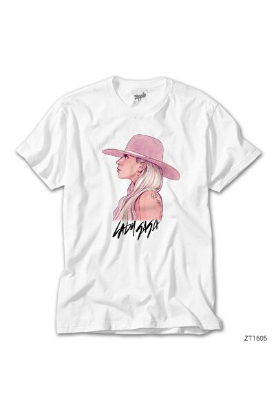 Z zepplin ليدي غاغا 1 تي شيرت أبيض