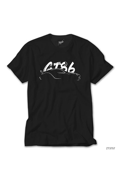 Z zepplin Μαύρο T-Shirt Toyota Ct86