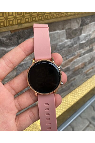 ÇENÇEN Unisex Pastel Silikon Kordon Dijital Kol Saati
