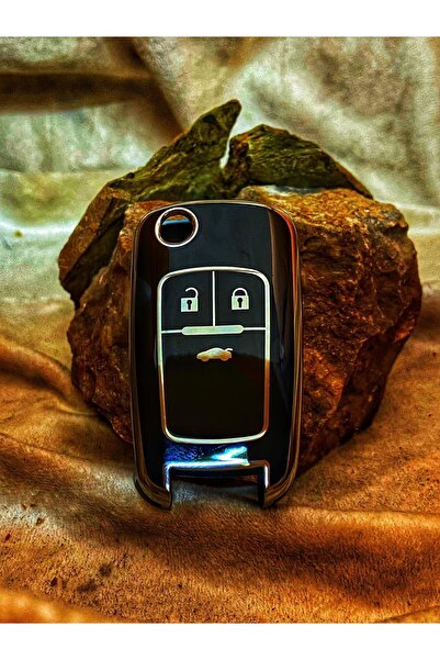 NADİR Opel Insignia A Astra J Cheie Auto cu 3 Butoane Tip Switchblade Neagră Carcasă Nano