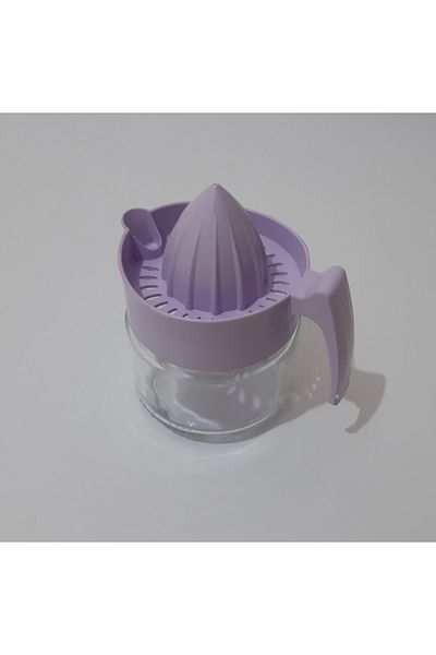 renkli çiçekler Lemon Bowl Glass Lemon Squeezer