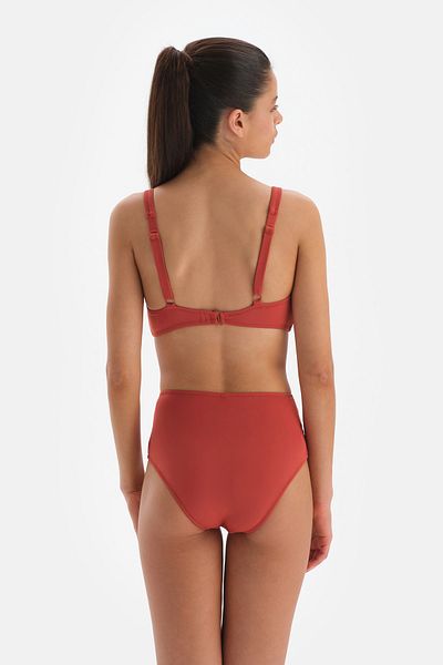 Dagi Bikinioberteil mit Fliesenbesatz