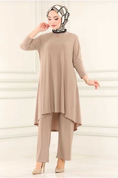 MODAMÜNASİP Υπέροχο Basic Sandy Double Σετ