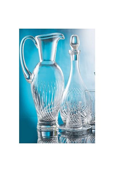 KCD Lavita Simple 31 Piece Glass Tableware Presentation Dowry Set Water Cup Set Cutting Hand Decor