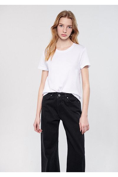 Mavi Λευκό Basic T-Shirt Slim Fit / Slim Cut 1600952-620