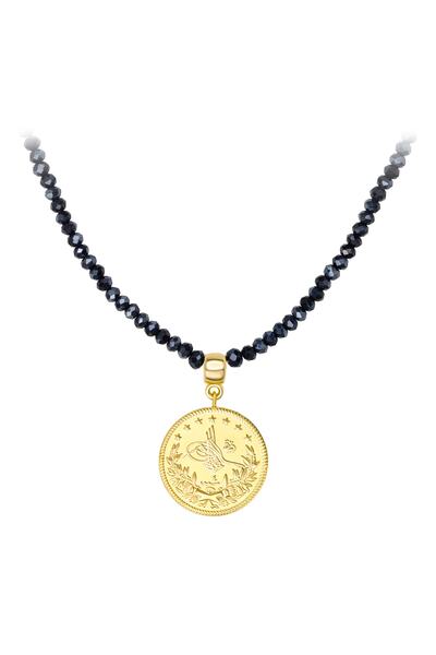 Fay Yamaner 14 Ayar Altın Tuğralı Kolye