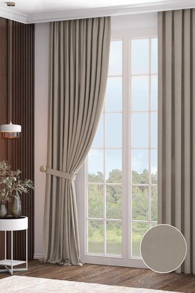 Altındaş Tekstil Petek Fon Perde Ekstrafor Büzgülü (PİLESİZ) Tek Kanat Deniz ...