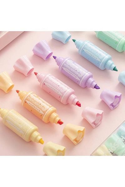 Fosforlu Candy Pen Set 6 Pieces