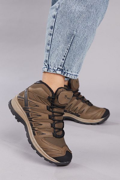 Tonny Black Unisex Mink Trekking Boots Tb601