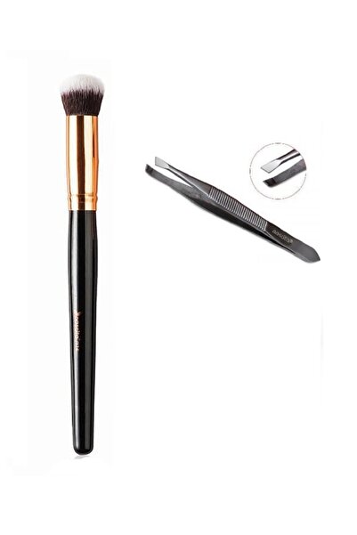 nascita Oval Concealer Brush Nasbrush0136- Steel Tweezers 04