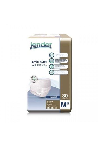 JENDER Absorbent Panties Adult Diapers Medium 30x4 120 Pieces