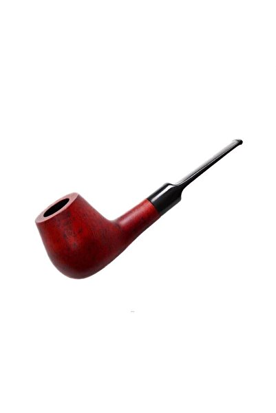 Atomic German 9mm Gül Ağacı Pipo Düz Mat Vişne