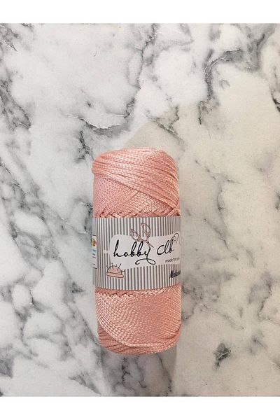 hobby club Premium 100 Gr 5 Pieces Polyester Macrame Thread (powder) Supla Thread and Bag Thread