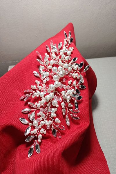 RAY TİCARET Accesoriu pentru păr de mireasă Coroana de logodnă Accesoriu pentru păr de promisiune de nuntă
