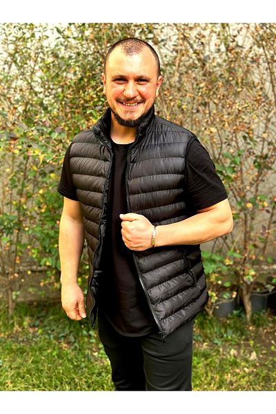 albay outdoor Ανδρικό μαύρο φανελάκι αμάνικο