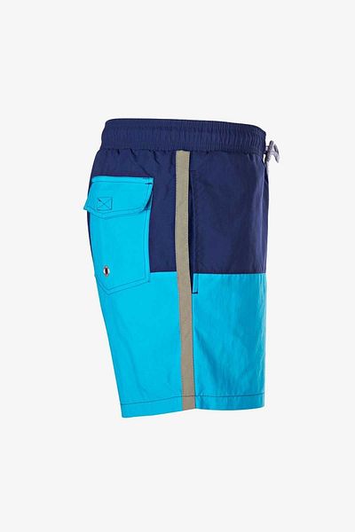 AYYILDIZ 67871 Pantaloni scurți Blue Sea pentru bărbați