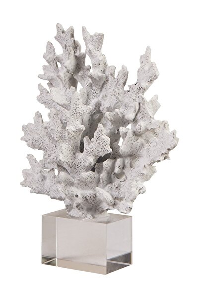 MIARIK DESIGN & DEKORASYON Kristalli Beyaz Mercan Aksesuar