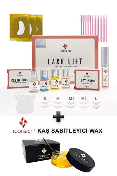 iconsign Lash Lift Kirpik Ve Kaş Lifting Seti, Kirpik Perması, Lash Lift Full Set Ve Kaş Şekillendirici,sabitleyici Wax