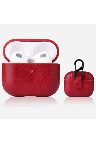 Gpack Pro 2 Uyumlu Kılıf Suni Deri Kancalı Silikon Sf9 Kırmızı