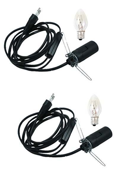 Zencefil Organik 2 Adet Tuz Lambası Kablosu Açma- Kapatma Düğmeli Ampüllü 1.5...