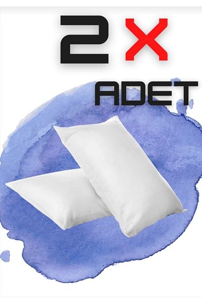 AYHOME 50x70 cm 800 gr 2-Piece Bead Silicone Pillow - Washable Anti Allergic