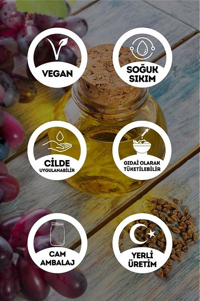 EGEYE DÖNÜŞ 20 ml Cold Pressed Pure Grape Seed Oil