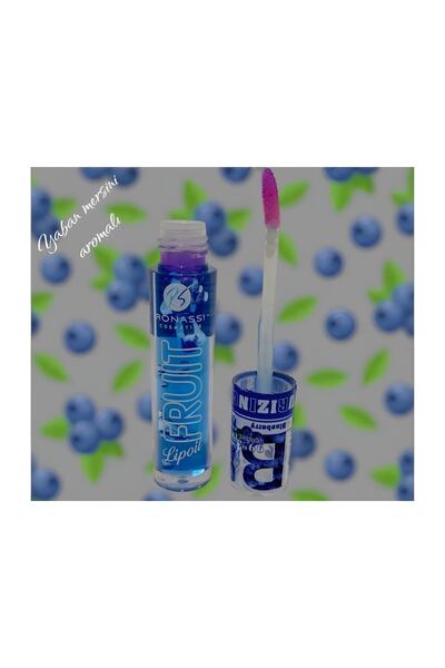 RS Ronassi Cosmetics 8'farklı Dudak Parlatıcı Lipgloss Çilek-avakado-ahududu-elma-kiraz-orman Meyveli-papaya-portakal