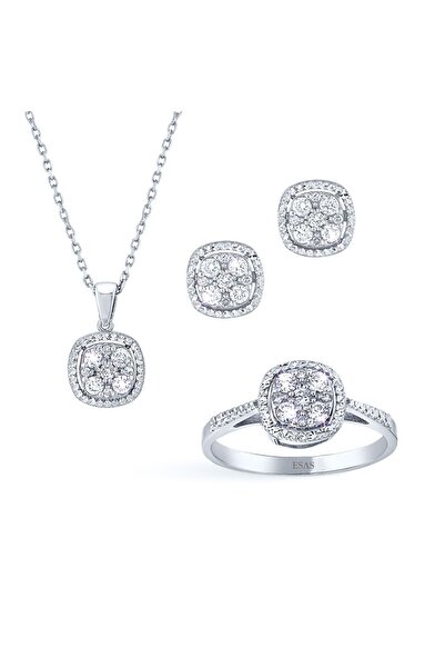 ESAS GOLD 0.84 Karat Pırlanta Set