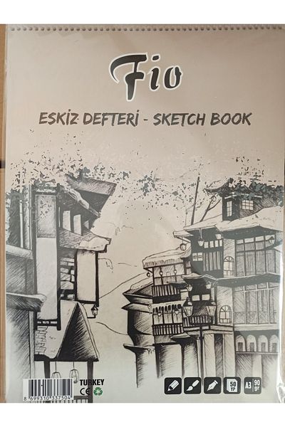 Oyun ve Sanat A3 Sketchbook (CHARLICING BOOK, CALIGRAPHY)